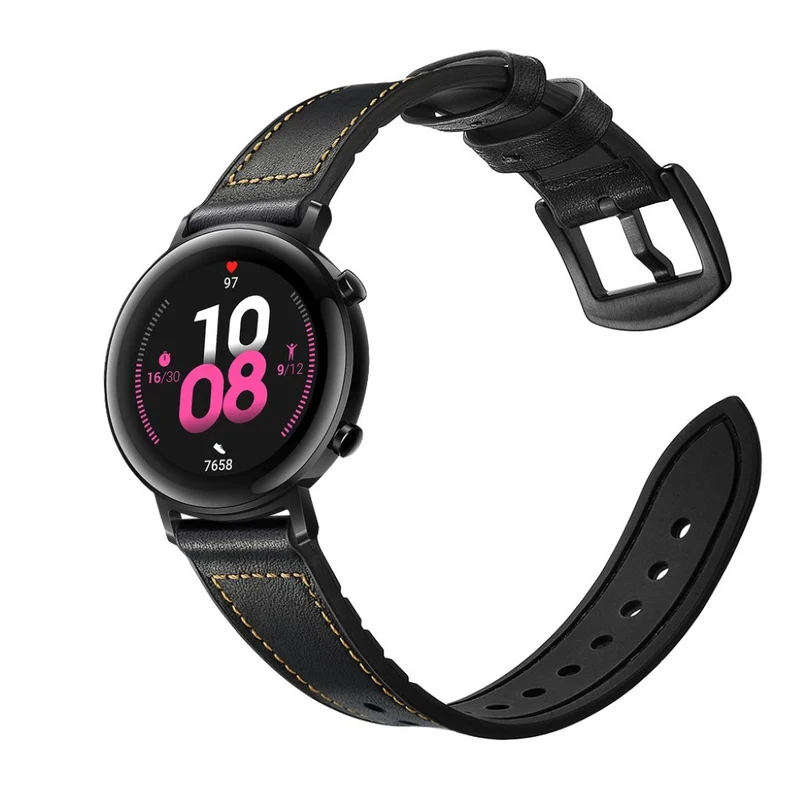 Supersauber Huawei Watch GT 2 42mm Echtes Leder armband