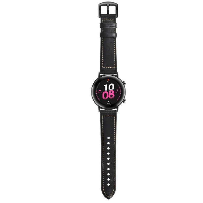 Supersauber Huawei Watch GT 2 42mm Echtes Leder armband