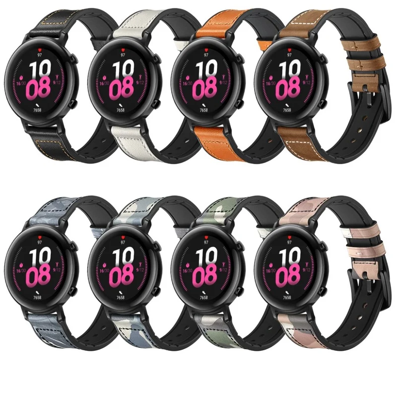 Supersauber Huawei Watch GT 2 42mm Echtes Leder armband