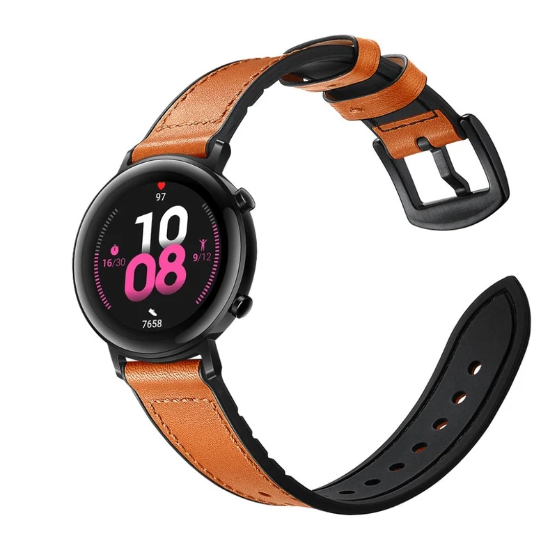 Supersauber Huawei Watch GT 2 42mm Echtes Leder armband