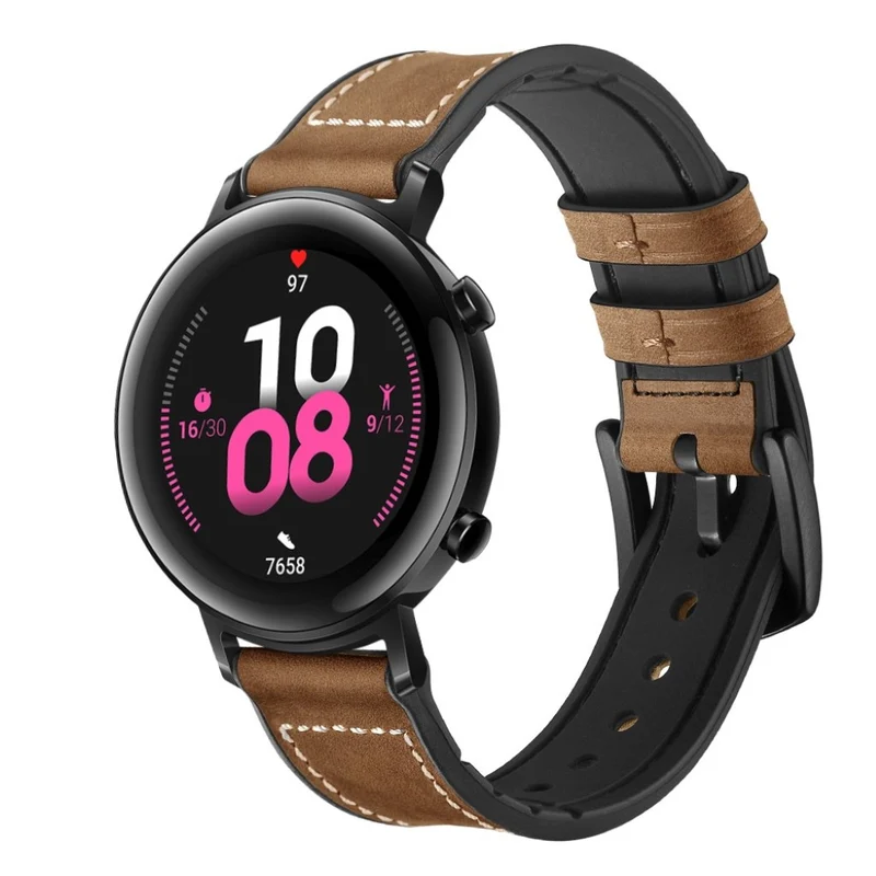 Supersauber Huawei Watch GT 2 42mm Echtes Leder armband