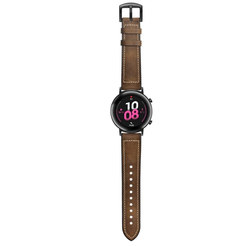 Supersauber Huawei Watch GT 2 42mm Echtes Leder armband