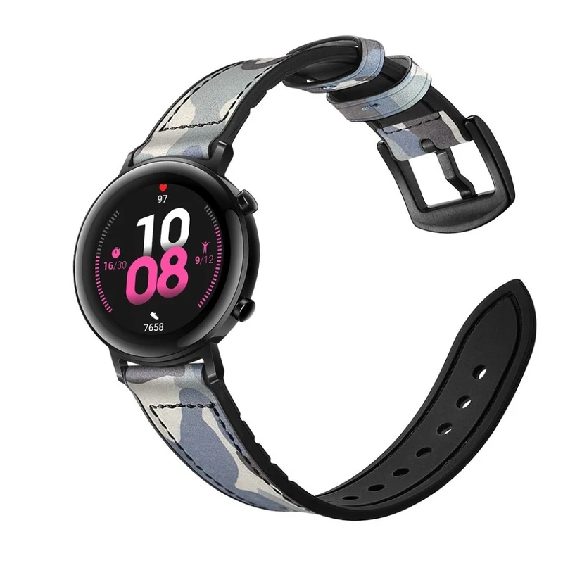 Supersauber Huawei Watch GT 2 42mm Echtes Leder armband