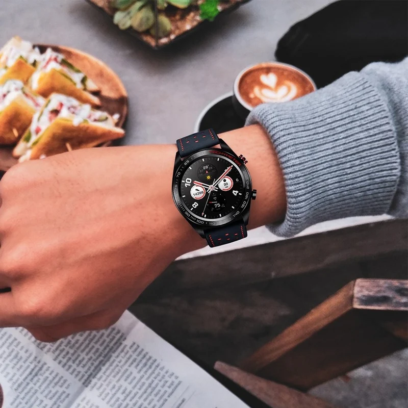 Sehr gut Huawei Watch Magic Echtes Leder armband