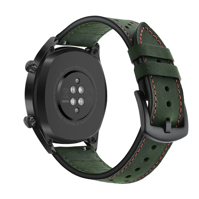 Sehr langlebig Huawei Watch GT Echtes Leder armband