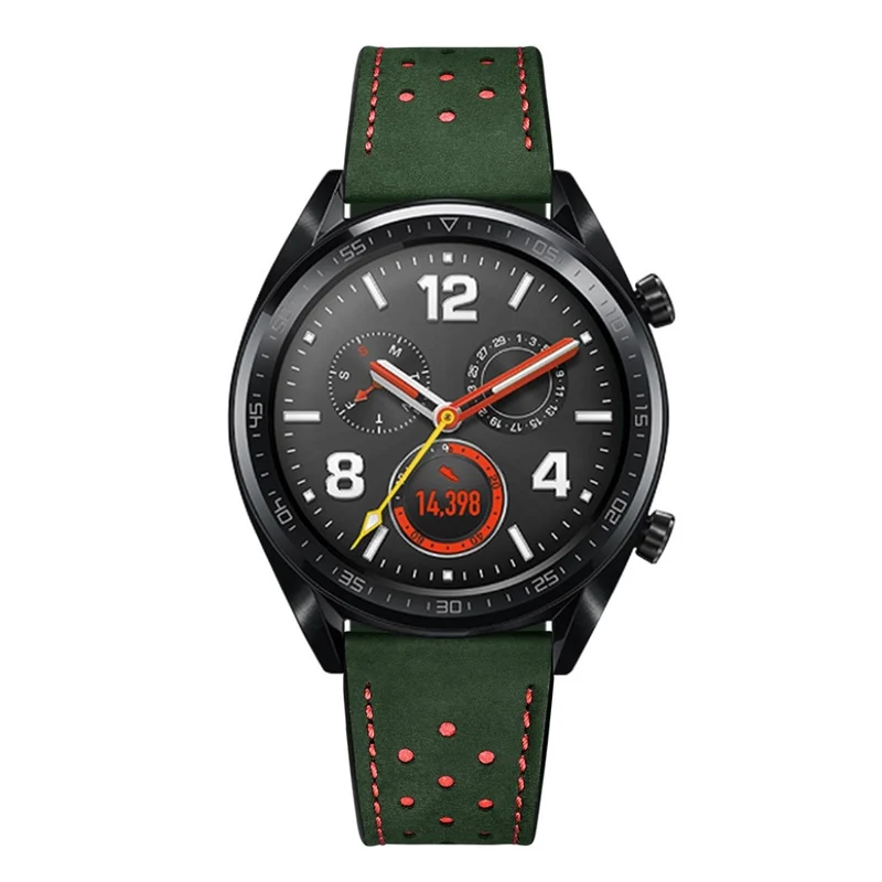 Sehr langlebig Huawei Watch GT Echtes Leder armband