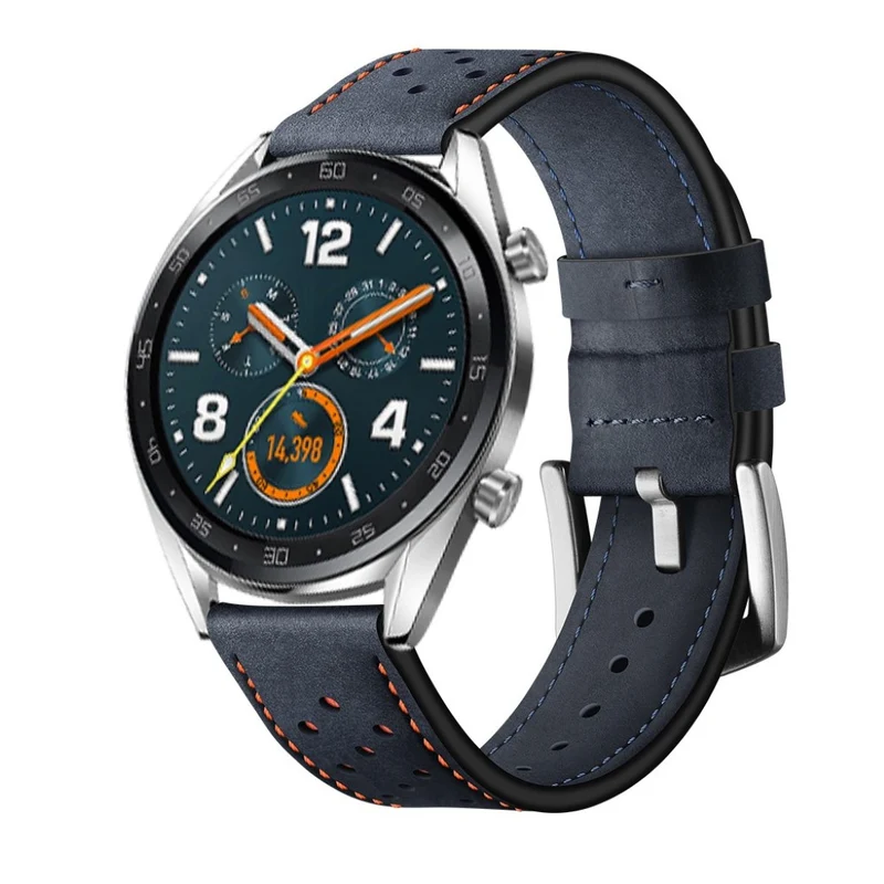 Sehr langlebig Huawei Watch GT Echtes Leder armband