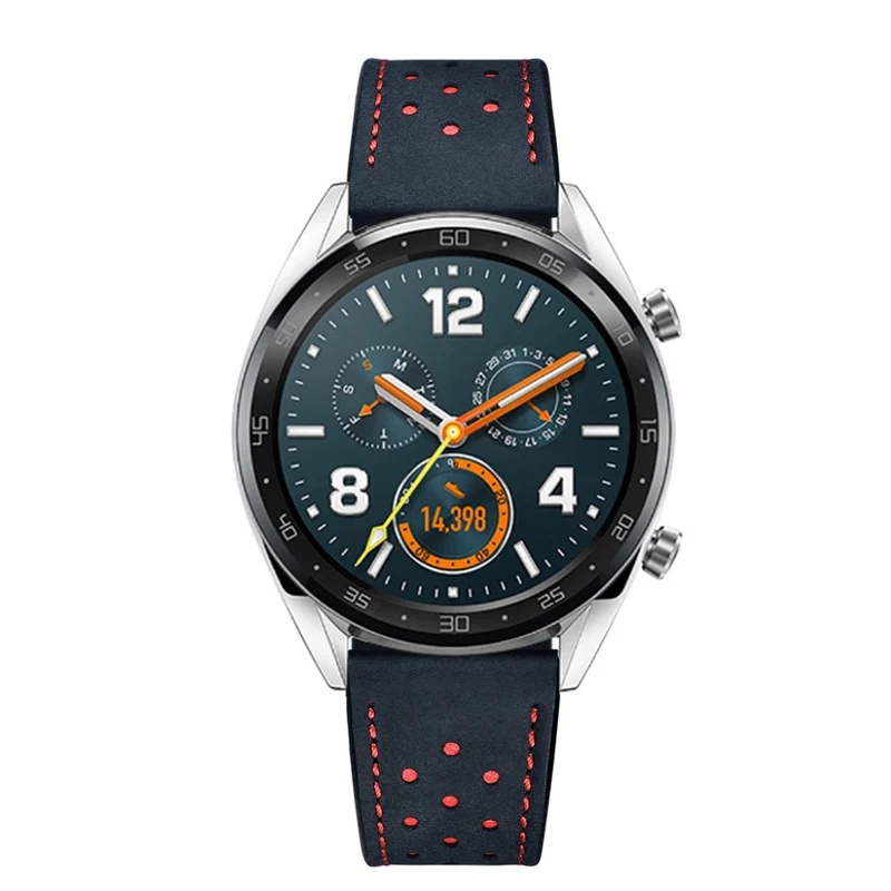 Sehr langlebig Huawei Watch GT Echtes Leder armband