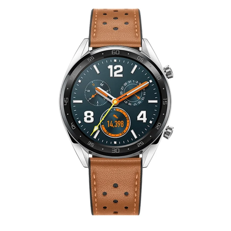 Sehr langlebig Huawei Watch GT Echtes Leder armband