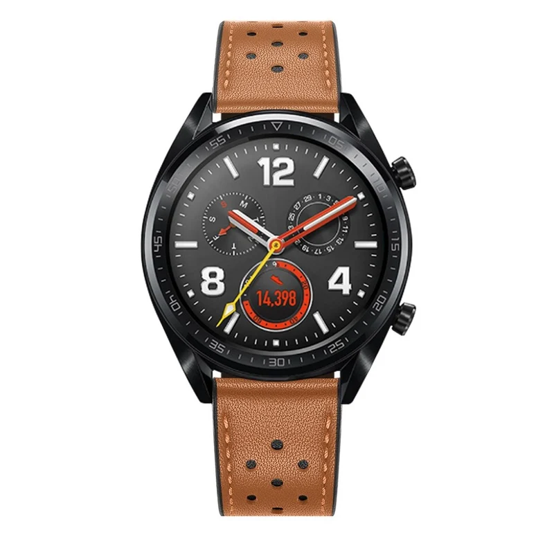 Sehr langlebig Huawei Watch GT Echtes Leder armband