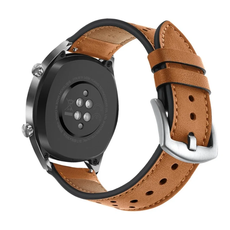 Sehr langlebig Huawei Watch GT Echtes Leder armband