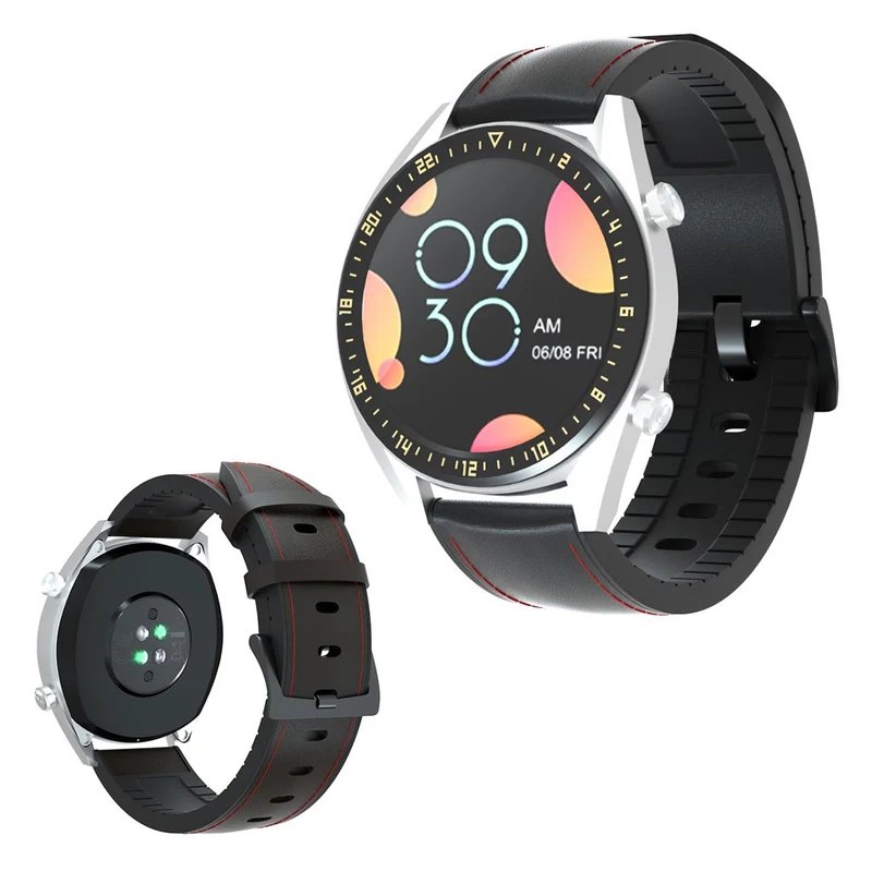 Süß Huawei Watch GT Echtes Leder und Silikon / TPU armband