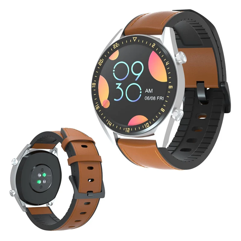 Süß Huawei Watch GT Echtes Leder und Silikon / TPU armband