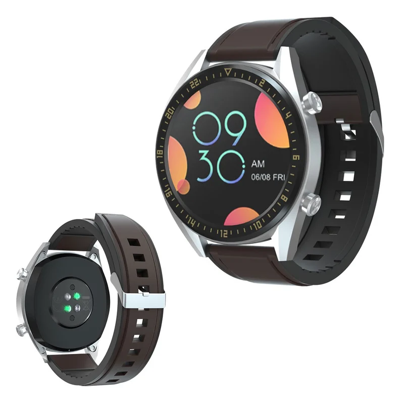 Süß Huawei Watch GT Echtes Leder und Silikon / TPU armband