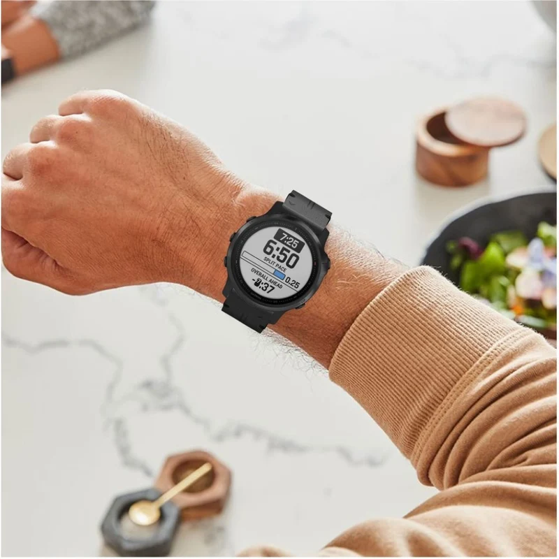 Sehr reizvoll Garmin Fenix 6S Echtes Leder armband