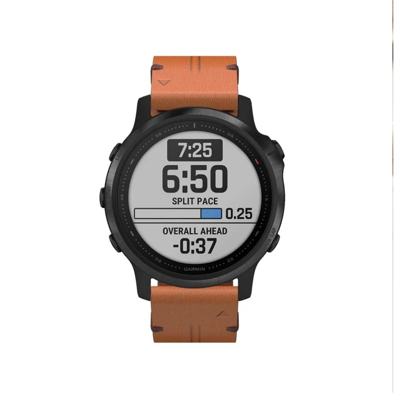 Sehr reizvoll Garmin Fenix 6S Echtes Leder armband