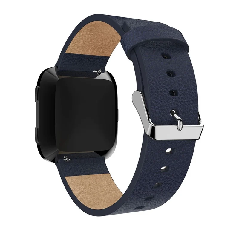 Bequem Fitbit Versa Echtes Leder armband