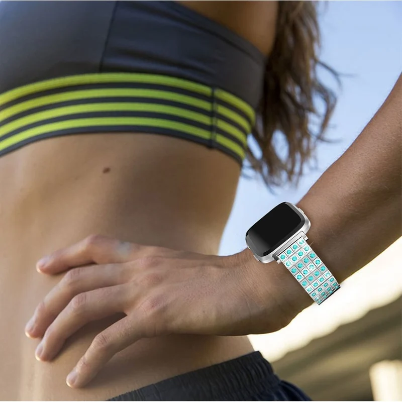 Super cool Fitbit Versa Metall armband