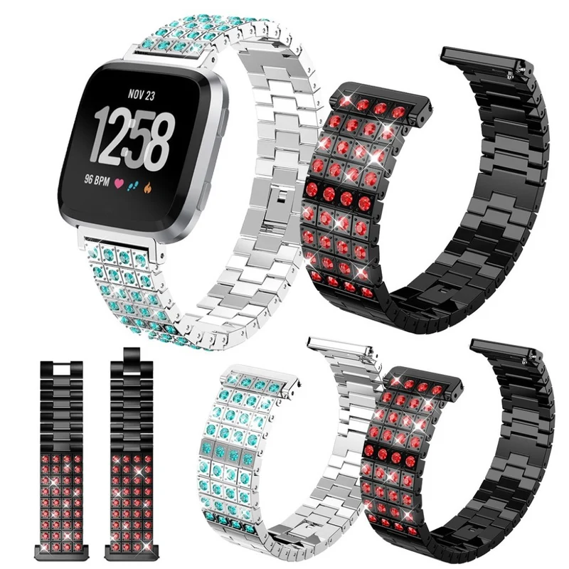Super cool Fitbit Versa Metall armband