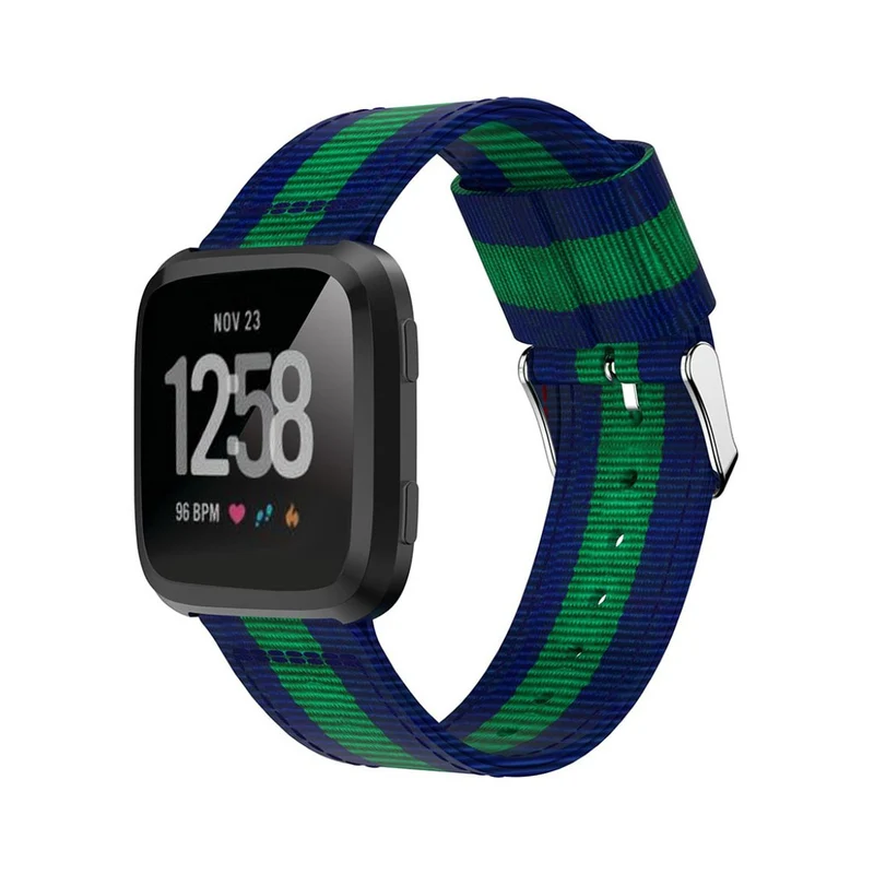 Auffallend angenehm Fitbit Versa Textil / Nylon armband