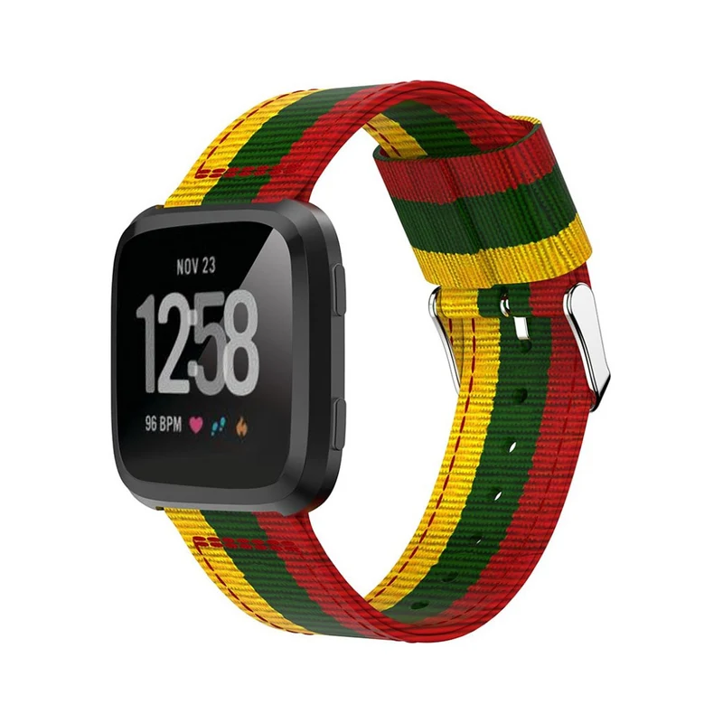 Auffallend angenehm Fitbit Versa Textil / Nylon armband