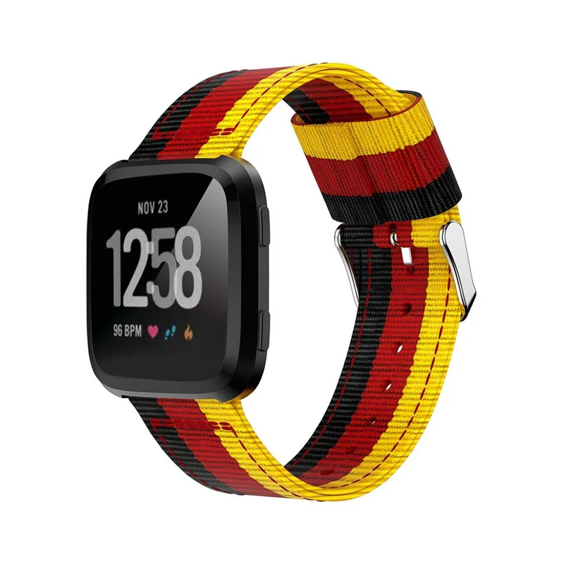Auffallend angenehm Fitbit Versa Textil / Nylon armband