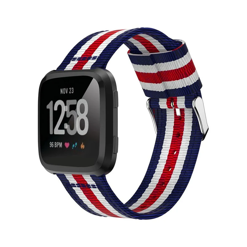 Auffallend angenehm Fitbit Versa Textil / Nylon armband
