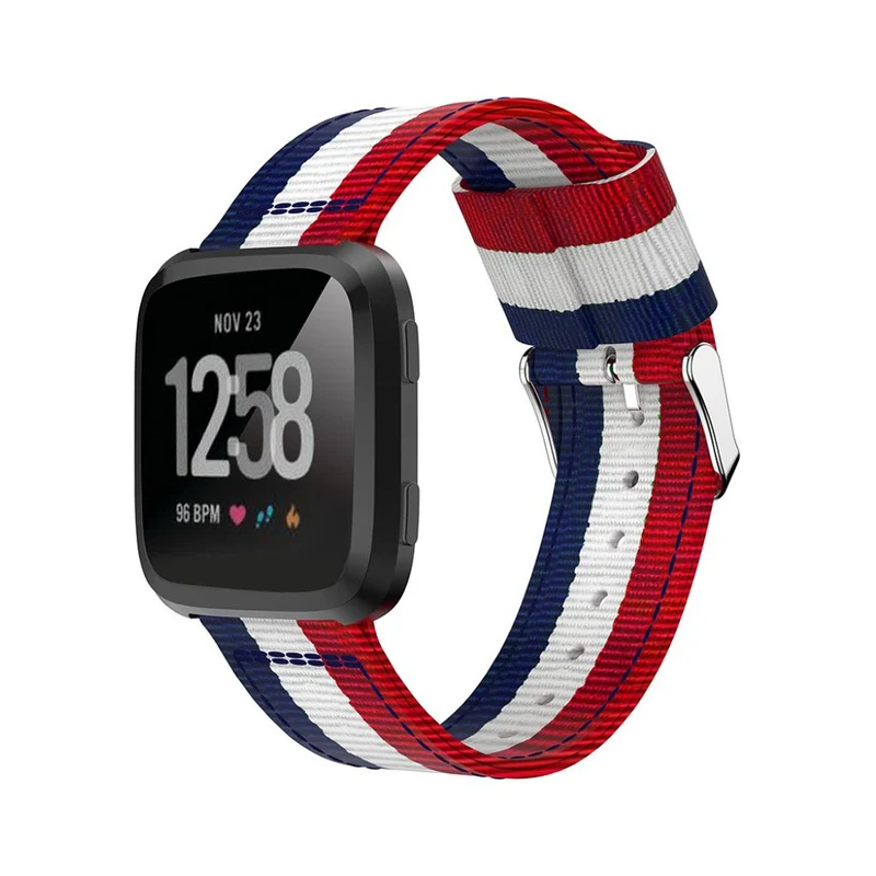 Auffallend angenehm Fitbit Versa Textil / Nylon armband
