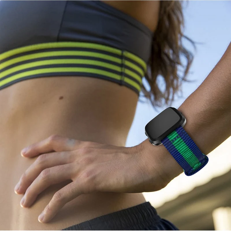 Auffallend angenehm Fitbit Versa Textil / Nylon armband