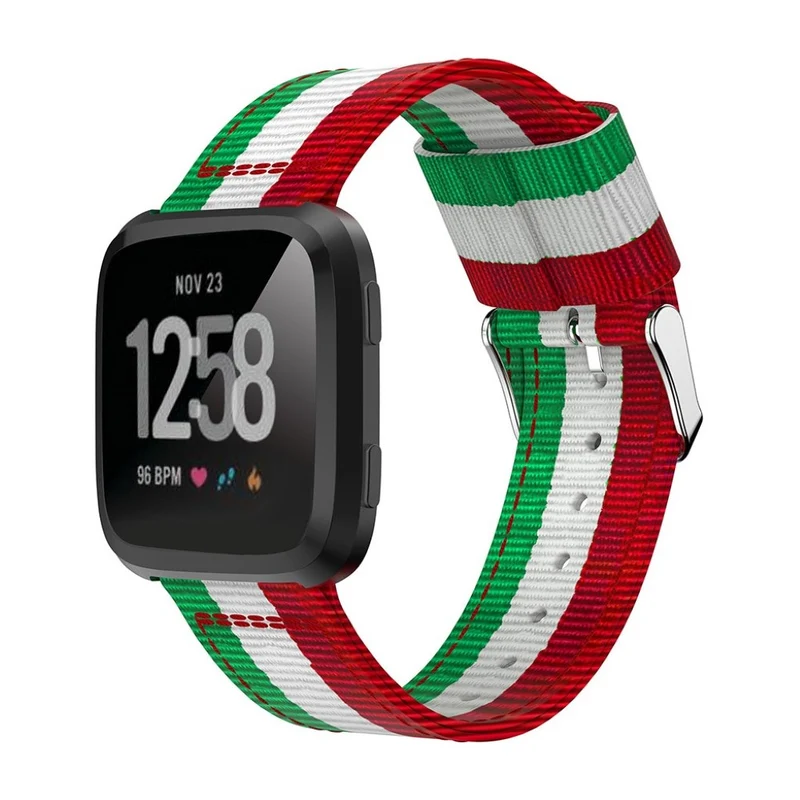 Auffallend angenehm Fitbit Versa Textil / Nylon armband