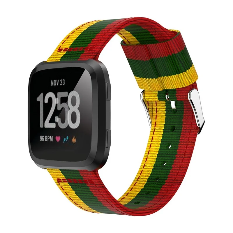 Auffallend angenehm Fitbit Versa Textil / Nylon armband