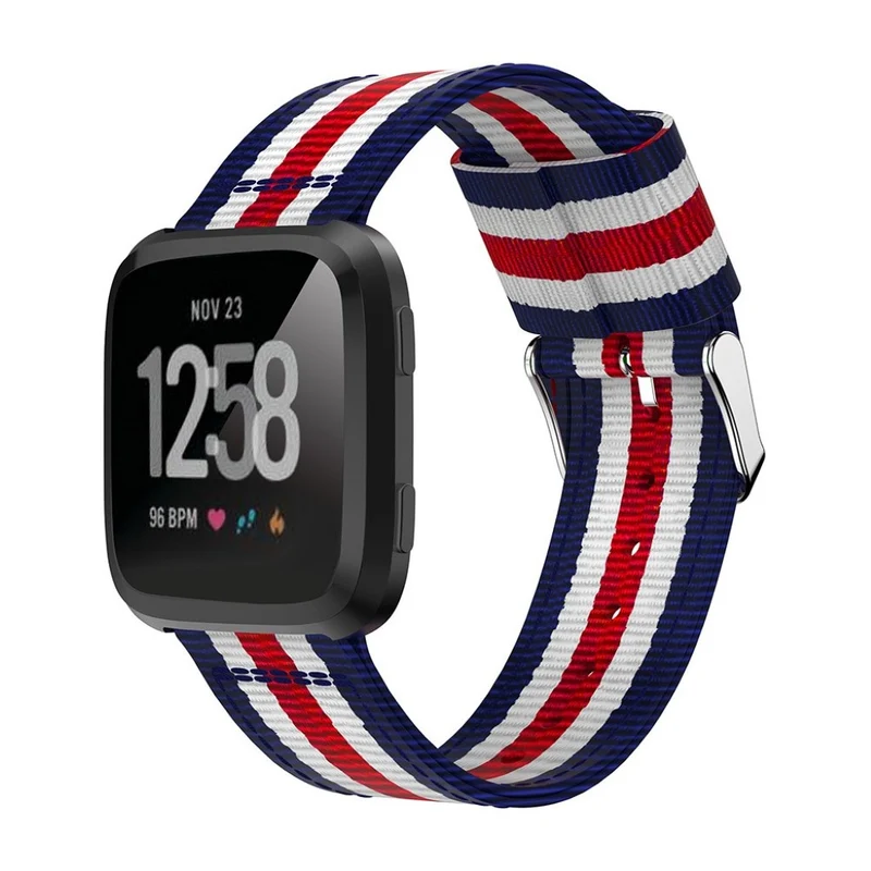 Auffallend angenehm Fitbit Versa Textil / Nylon armband