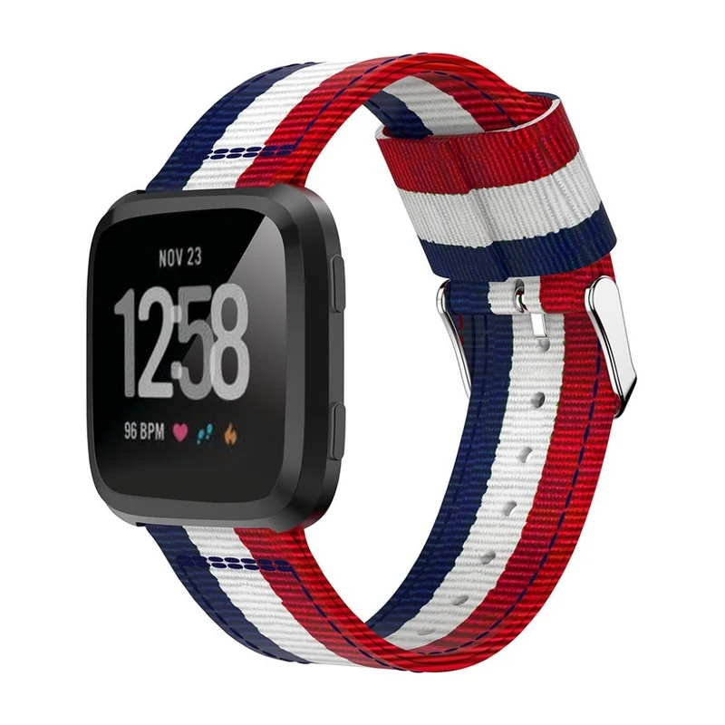Auffallend angenehm Fitbit Versa Textil / Nylon armband