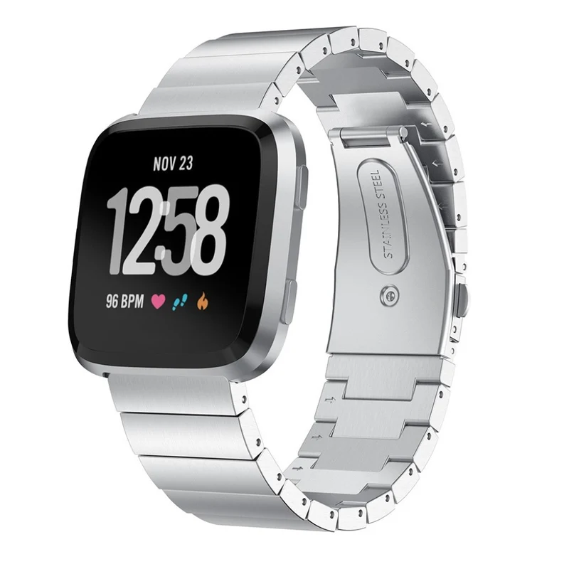 Auffallend stilvoll Fitbit Versa Metall armband