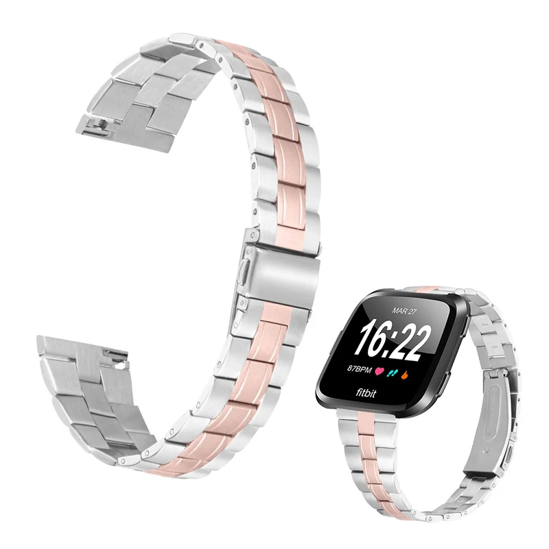 Bemerkenswert prächtig Fitbit Versa 2 Metall armband