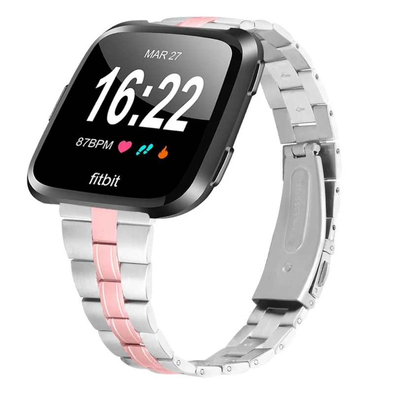 Bemerkenswert prächtig Fitbit Versa 2 Metall armband