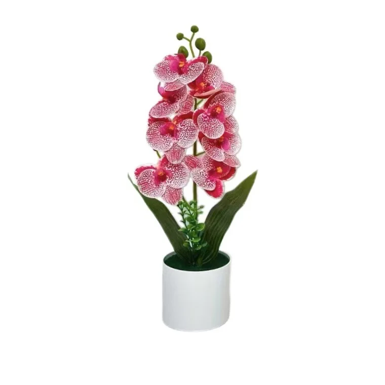 Dekorative künstliche Orchideenarrangement für Tischdeko