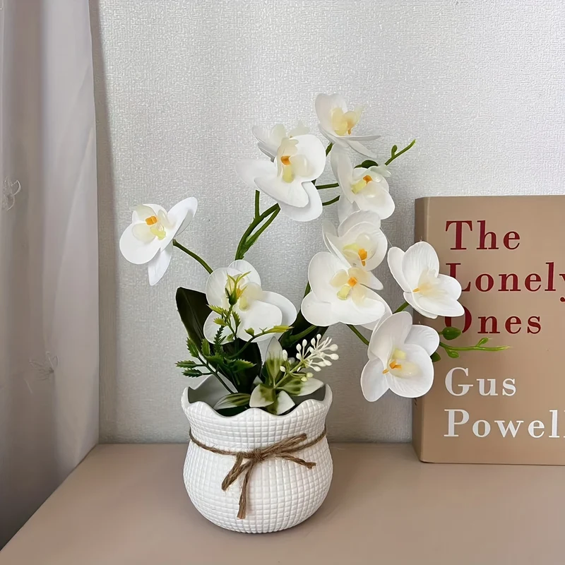 Dekorative künstliche Orchideenarrangement 1790480695 für Wohnkultur