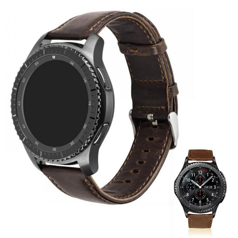 Mega haltbar Huawei Watch GT Echtes Leder armband