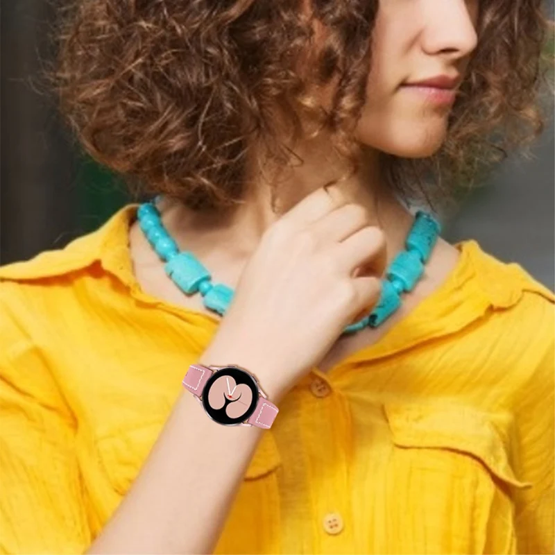 Absolut niedlich Garmin Vivomove 3 Echtes Leder armband