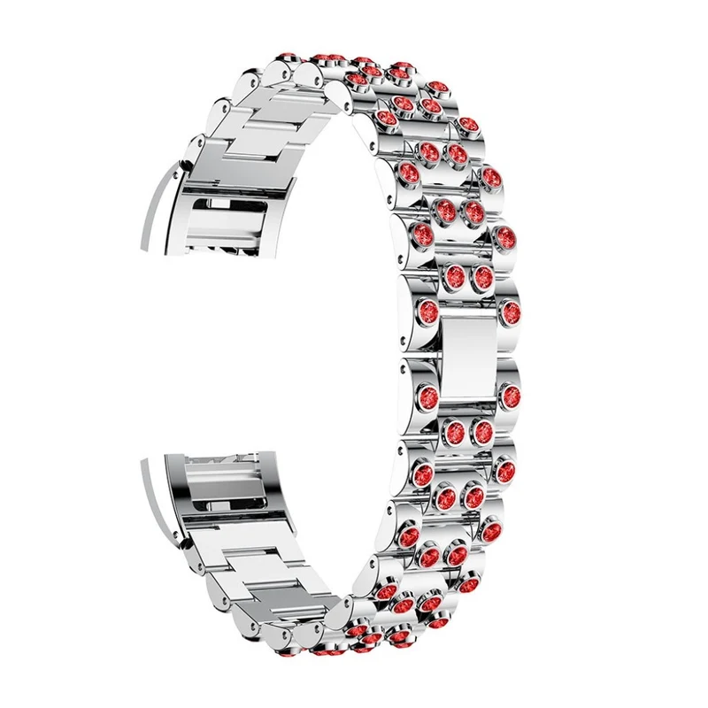 Absolut stark Fitbit Charge 2 Metall und Strass armband