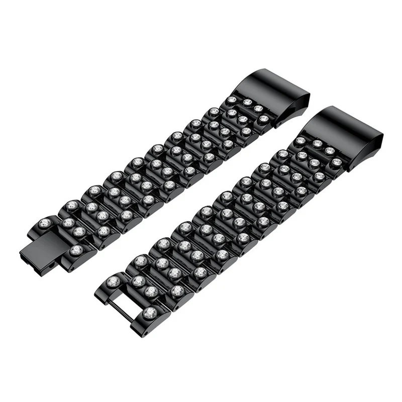 Absolut stark Fitbit Charge 2 Metall und Strass armband