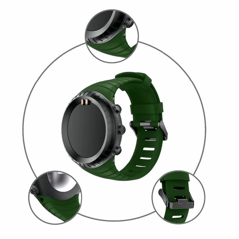Super robust Suunto Core Silikon / TPU armband
