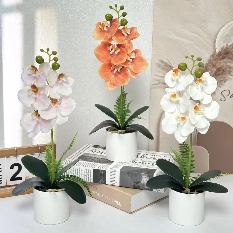 Künstliche Orchideenpflanze für dekorative Innenanzeige