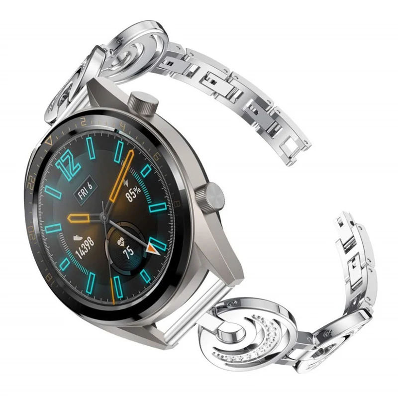 Mega elegant Huawei Watch GT Metall und Strass armband