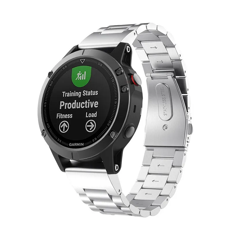 Sehr robust Garmin Fenix 5 Metall armband