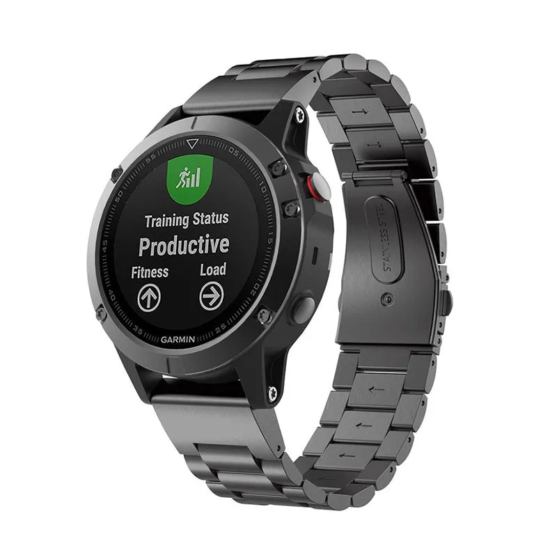 Sehr robust Garmin Fenix 5 Metall armband