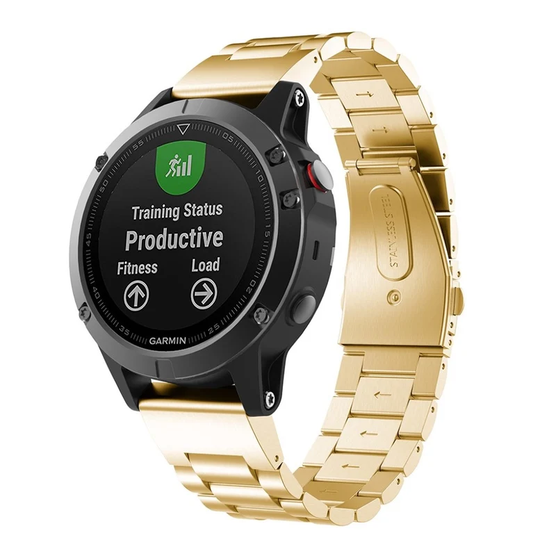 Sehr robust Garmin Fenix 5 Metall armband