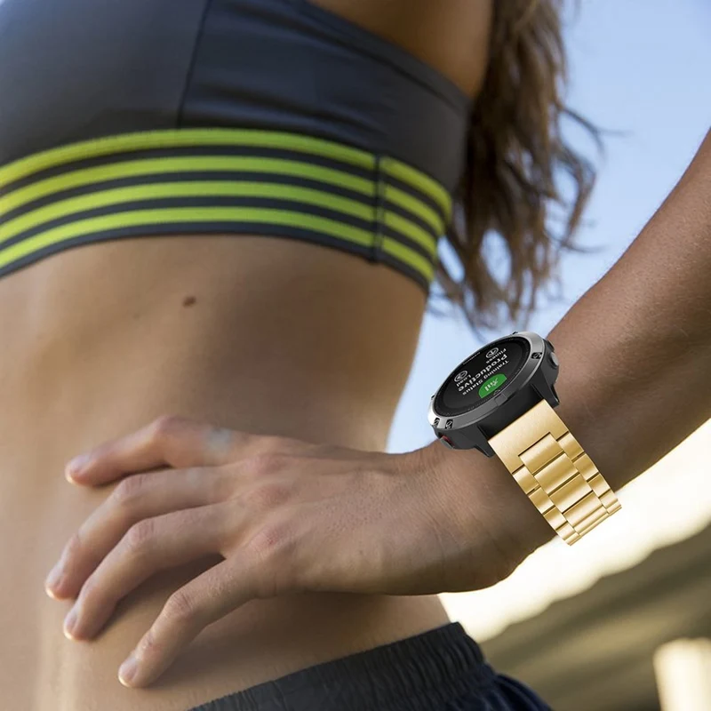 Sehr robust Garmin Fenix 5 Metall armband