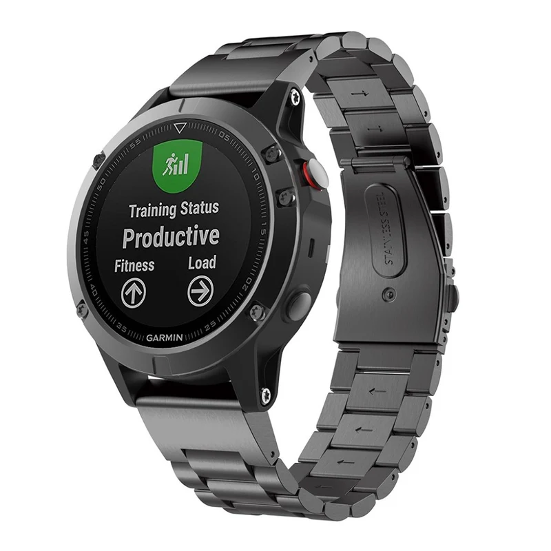 Sehr robust Garmin Fenix 5 Metall armband